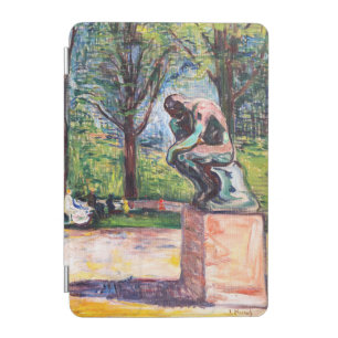Edvard Munch - The Thinker by Rodin iPad Mini Cover