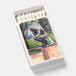Edvard Munch - The Thinker by Rodin Matchboxes