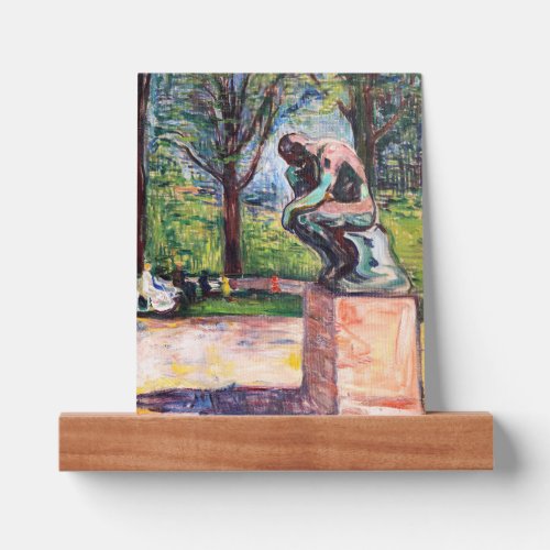 Edvard Munch _ The Thinker by Rodin Picture Ledge