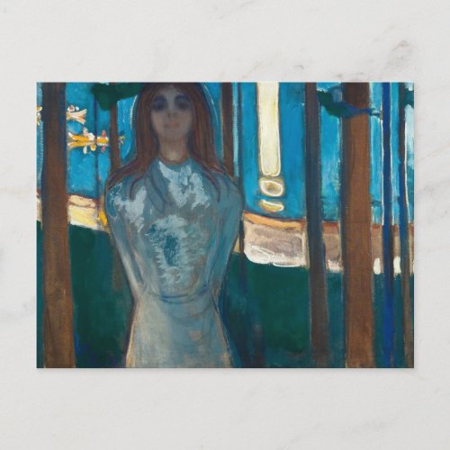 Edvard Munch _ The Voice  Summer Night Postcard