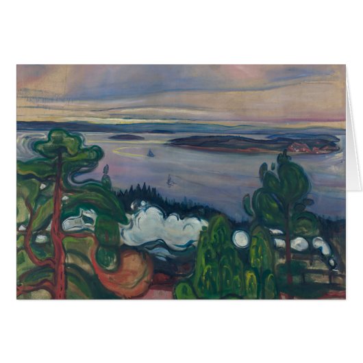 Edvard Munch - Train Smoke Cards (Front Horizontal)