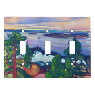 Edvard Munch - Train Smoke Light Switch Cover