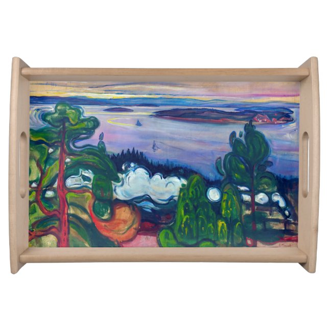 Edvard Munch - Train Smoke Serving Tray (Front)