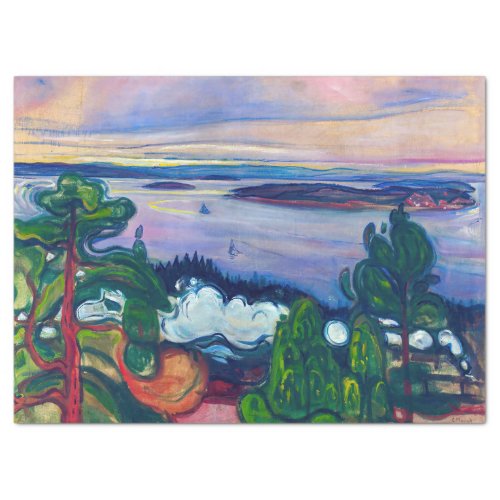 Edvard Munch _ Train Smoke Tissue Paper