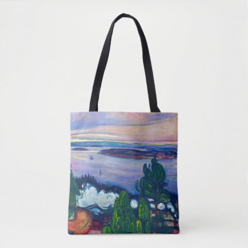 Edvard Munch _ Train Smoke Tote Bag