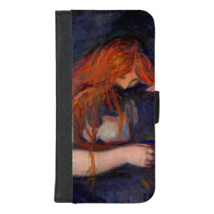 Edvard Munch - Vampire / Love and Pai iPhone 8/7 Plus Wallet Case