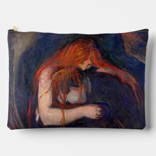 Edvard Munch _ Vampire  Love and Pain Accessory Pouch