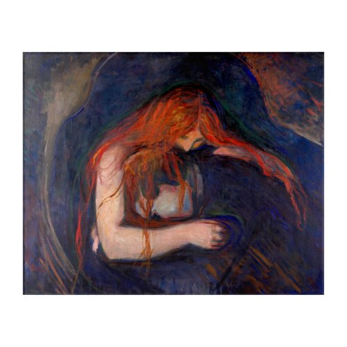 Edvard Munch _ Vampire  Love and Pain Acrylic Print
