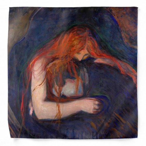 Edvard Munch _ Vampire  Love and Pain Bandana