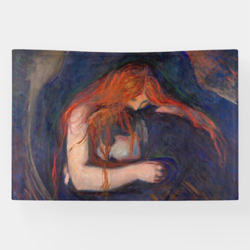 Edvard Munch _ Vampire  Love and Pain Banner