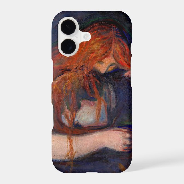 Edvard Munch - Vampire / Love and Pain Case-Mate iPhone Case (Back)