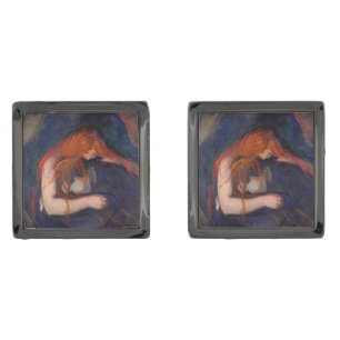 Edvard Munch - Vampire / Love and Pain Cufflinks