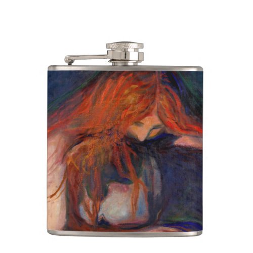 Edvard Munch _ Vampire  Love and Pain Flask