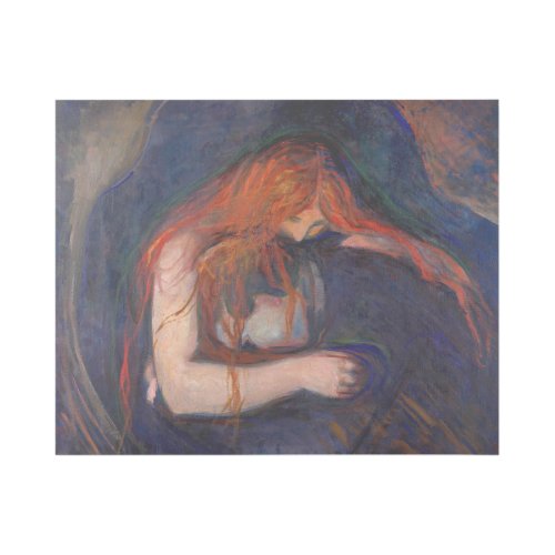 Edvard Munch _ Vampire  Love and Pain Gallery Wrap