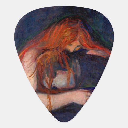 Edvard Munch _ Vampire  Love and Pain Guitar Pick