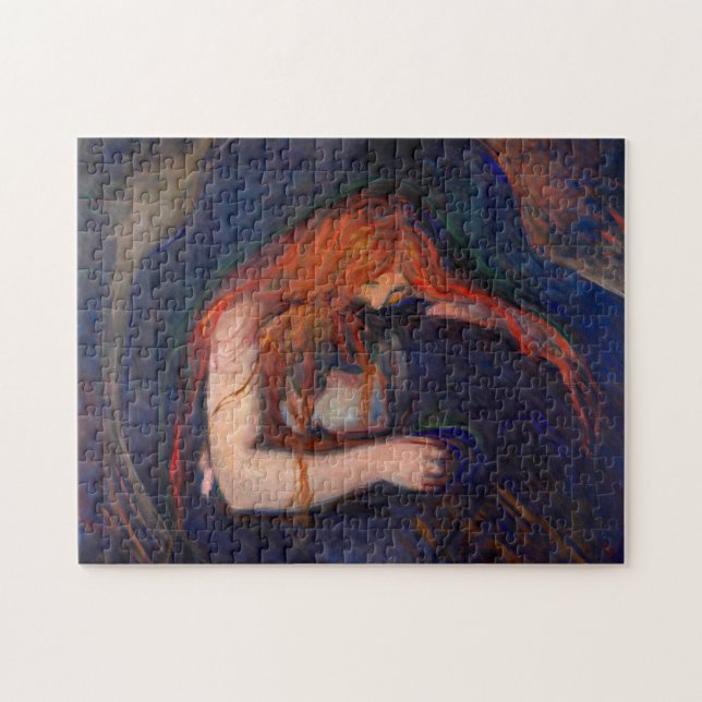 Edvard Munch - Vampire / Love and Pain Jigsaw Puzzle (Horizontal)