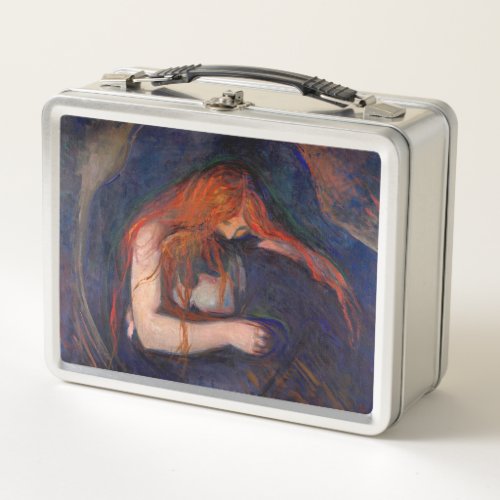 Edvard Munch _ Vampire  Love and Pain Metal Lunch Box