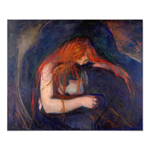 Edvard Munch _ Vampire  Love and Pain Photo Print