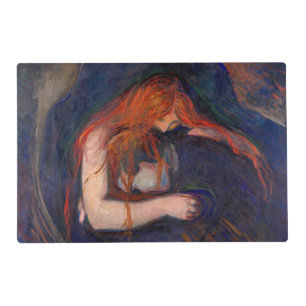 Edvard Munch - Vampire / Love and Pain Placemat