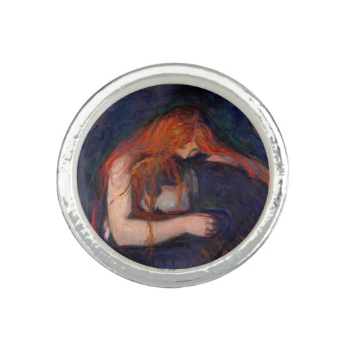 Edvard Munch _ Vampire  Love and Pain Ring