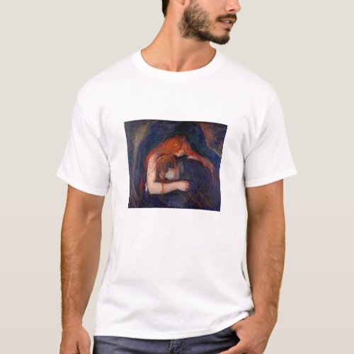 Edvard Munch _ Vampire  Love and Pain T_Shirt