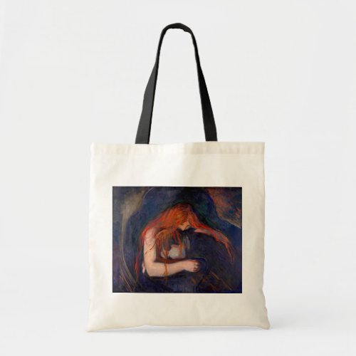 Edvard Munch _ Vampire  Love and Pain Tote Bag