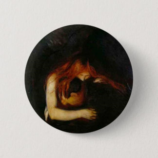 Edvard Munch - Vampire Pinback Button