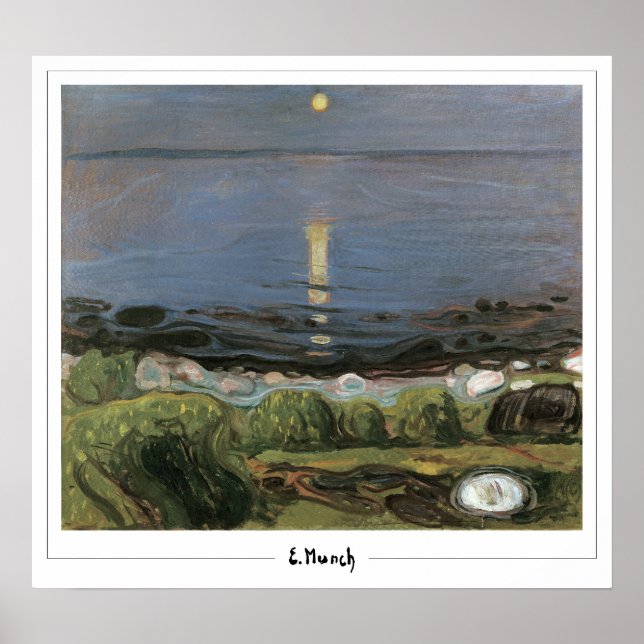 Edvard Munch Zedign Art Poster #20-3 (Front)