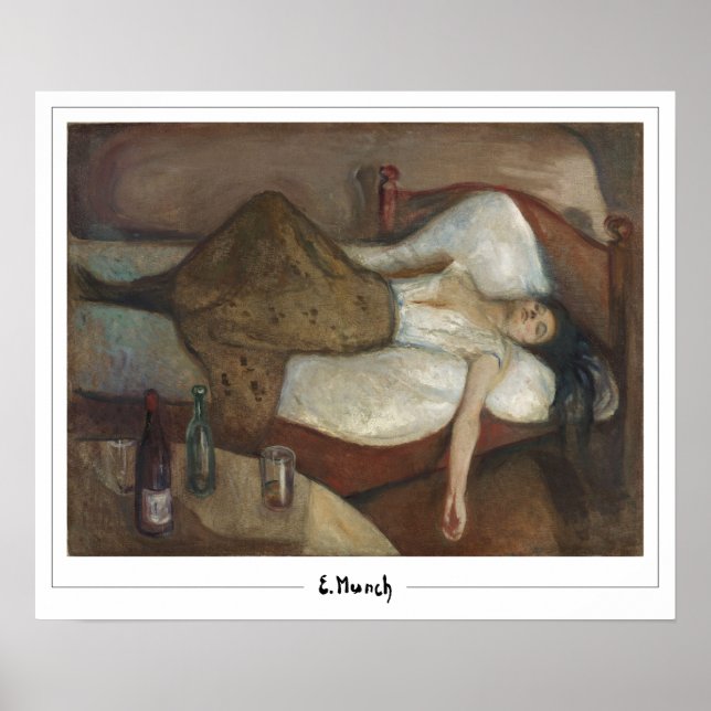 Edvard Munch Zedign Art Poster #340-3 (Front)