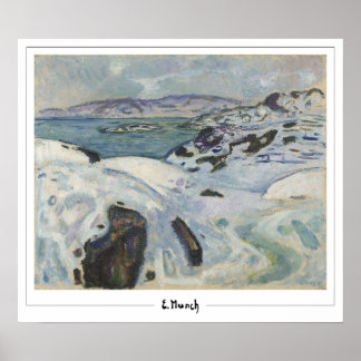 Edvard Munch Zedign Art Poster #614-3