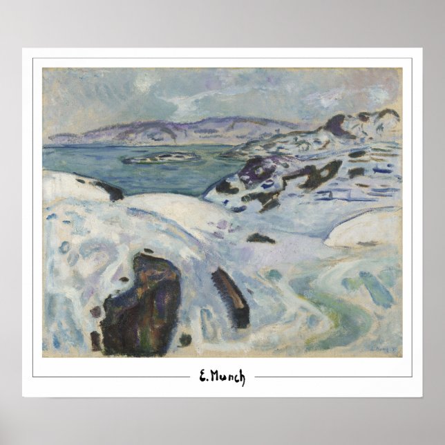 Edvard Munch Zedign Art Poster #614-3 (Front)