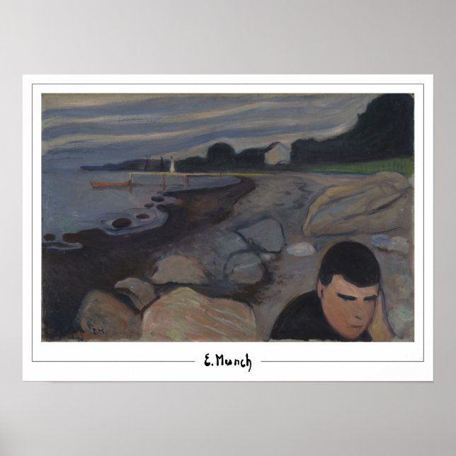 Edvard Munch Zedign Art Poster #767-3 (Front)