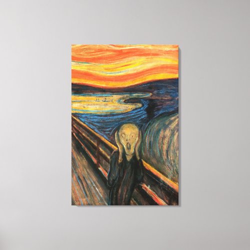 Edvard Munchs The Scream Canvas Print