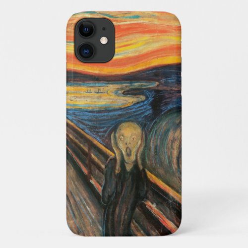 Edvard Munchs The Scream iPhone 11 Case