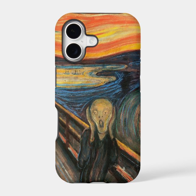 Edvard Munch's The Scream Iphone Case (Back)