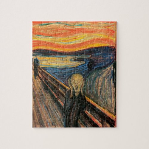 Edvard Munchs The Scream Jigsaw Puzzle