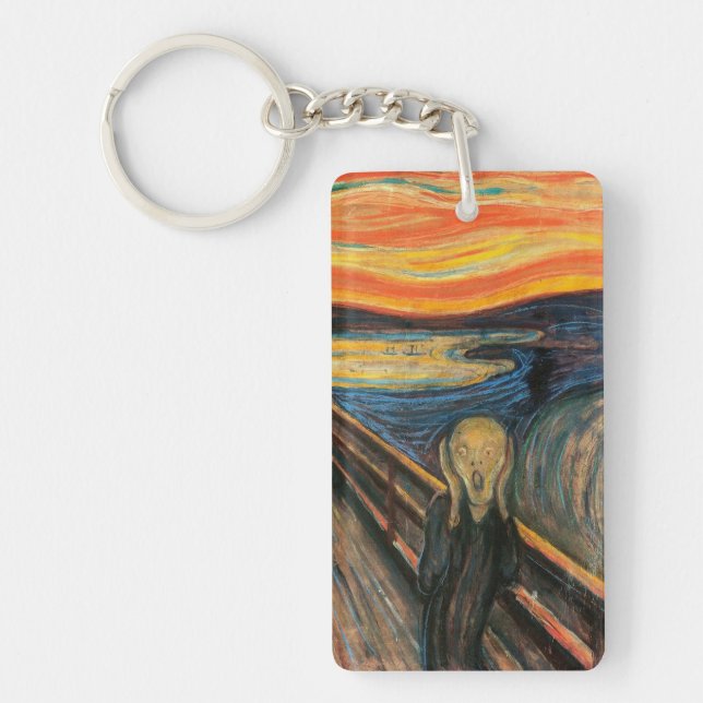 Edvard Munch's The Scream Keychain (Front)