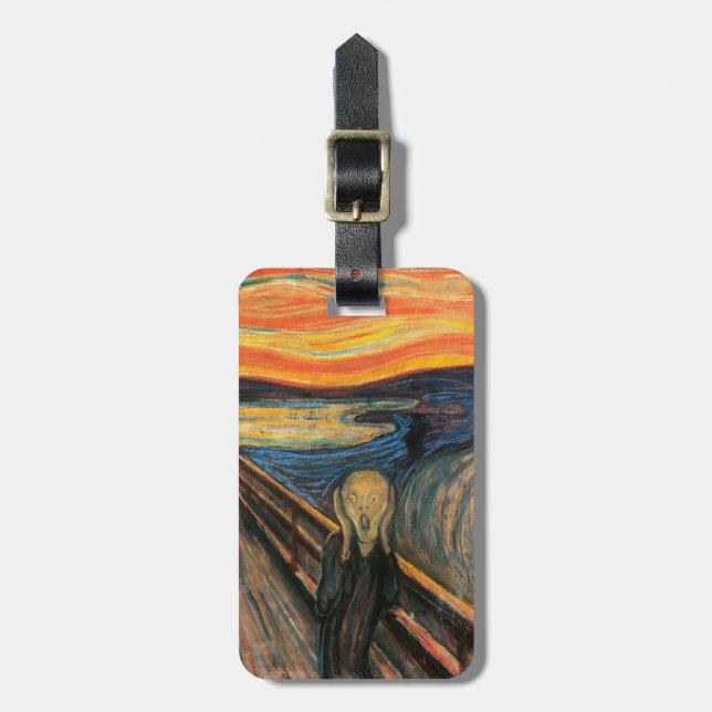 Edvard Munch's The Scream Luggage Tag (Front Vertical)
