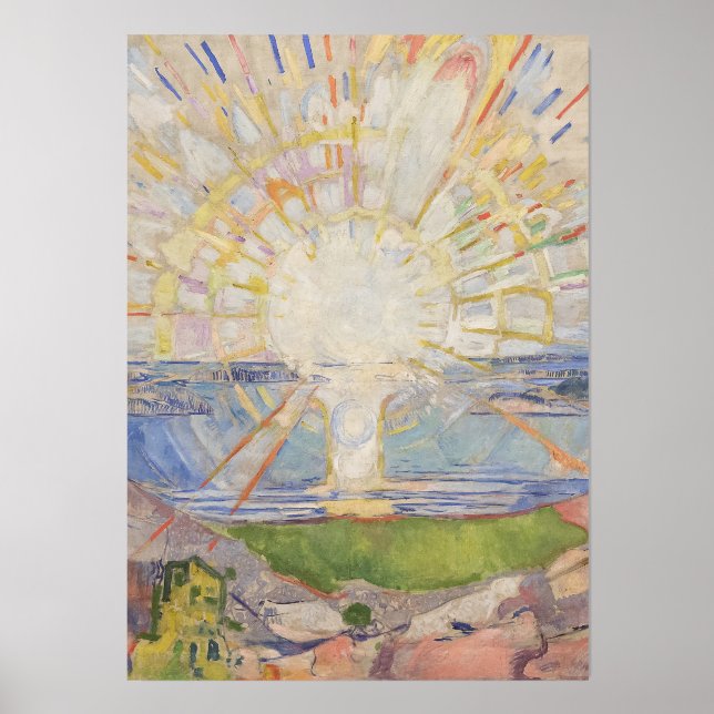 Edvard Munch's The Sun painting Holder (Front)