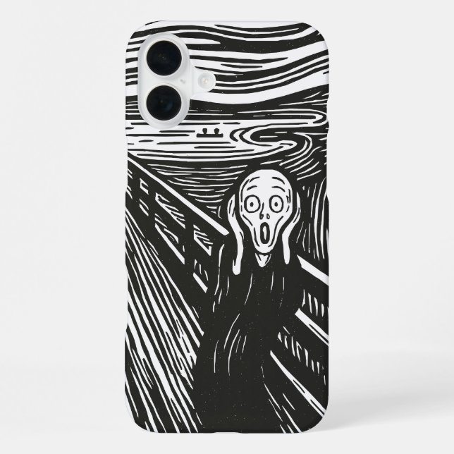 Edvard's Munch Scream Iphone Case (Back)
