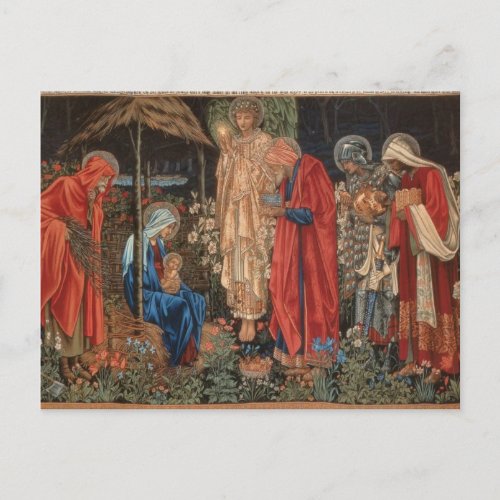 Edward Burne_Jones _ Adoration of Magi Postcard