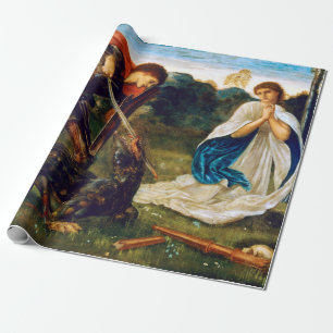Edward Burne-Jones Fight St. George Kills Dragon Wrapping Paper