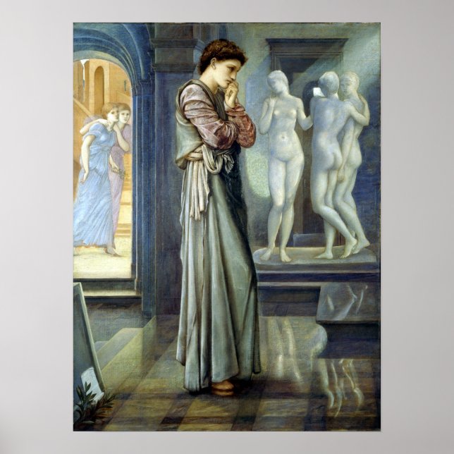Edward Burne-Jones Pygmalion Poster (Front)
