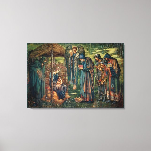 Edward Burne-Jones: Star of Bethlehem Canvas Print (Front)