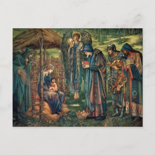 Edward Burne-Jones: Star of Bethlehem Postcard (Front)