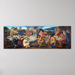 Edward Burne-Jones The Feast of Peleus Poster