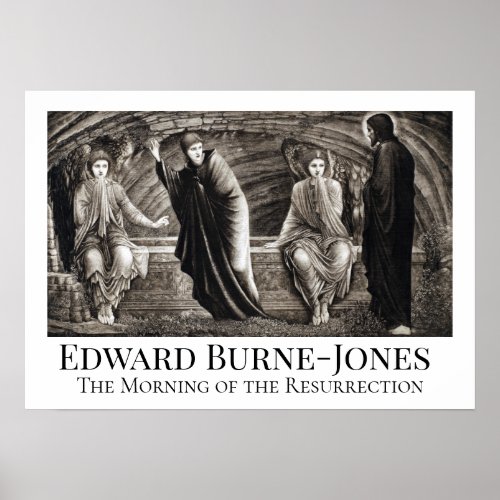 Edward Burne_Jones The Morning of the Resurrection Poster
