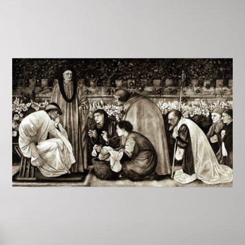 Edward Burne_Jones The Petition to the King Poster