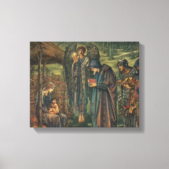 Edward Burne-Jones - The Star of Bethlehem Canvas Print (Front)