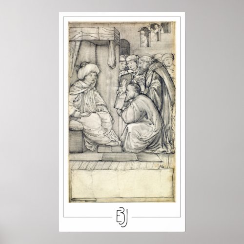 Edward Burne_Jones Zedign Art Poster 139